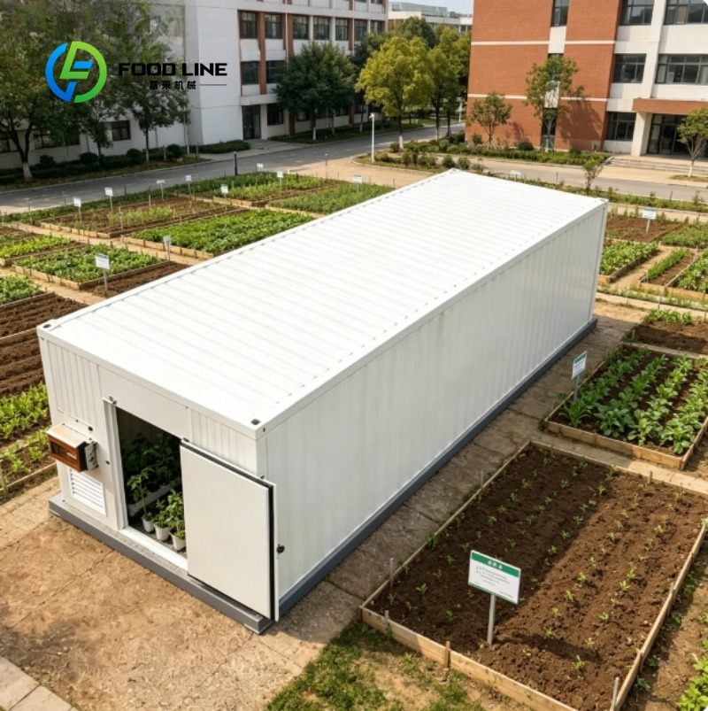 Urban Farming Hydroponic System - نظام زراعة عمودي ذكي في حاويات،