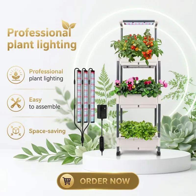 Urban Farming Hydroponic System - مجموعة زراعة داخلية ذكية احترافية مع
