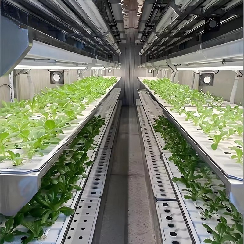 نظام زراعة عمودي ذكي في حاويات - مراجعة Urban Farming Hydroponic System وسعره
