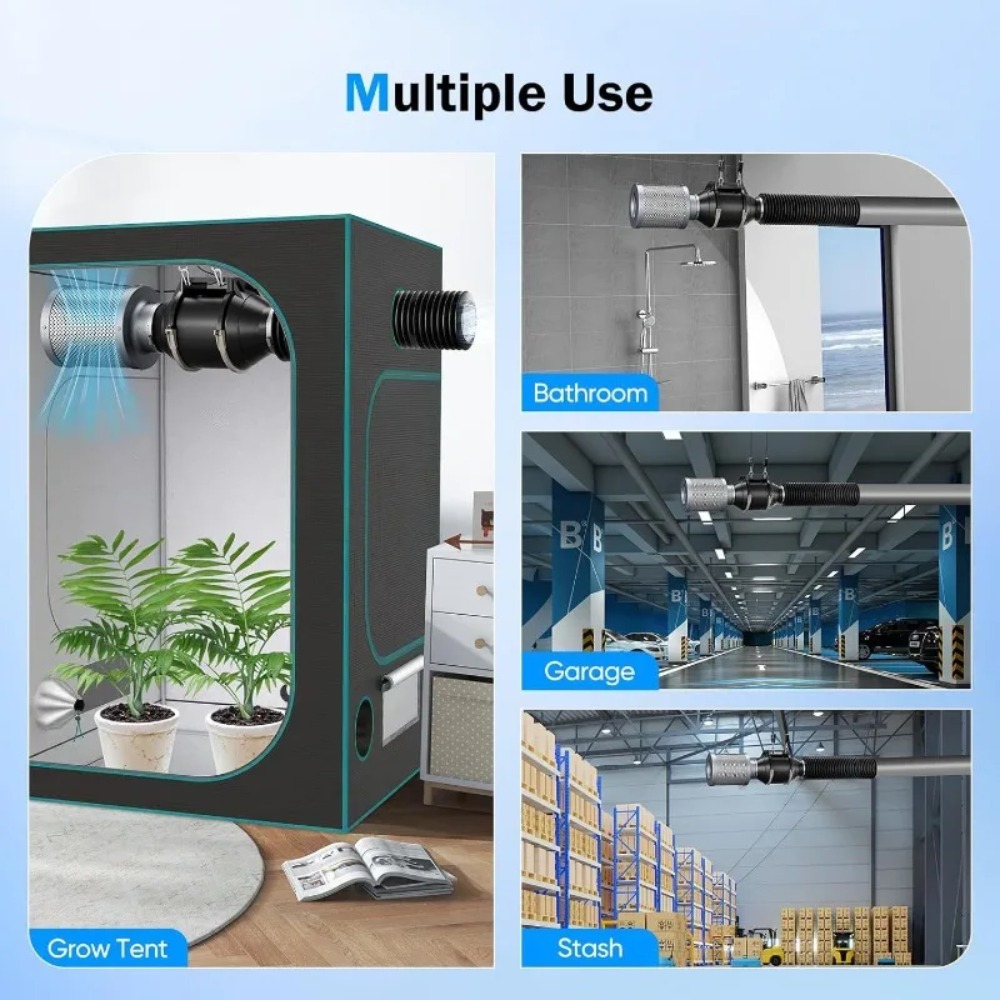 مجموعة مروحة أنبوبية EC بحجم 4 - مراجعة Carbon Filter Inline وسعره