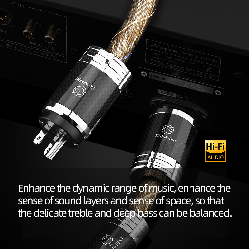 كابل طاقة عالي الجودة HiFi مطل - مراجعة Carbon Filter Inline وسعره