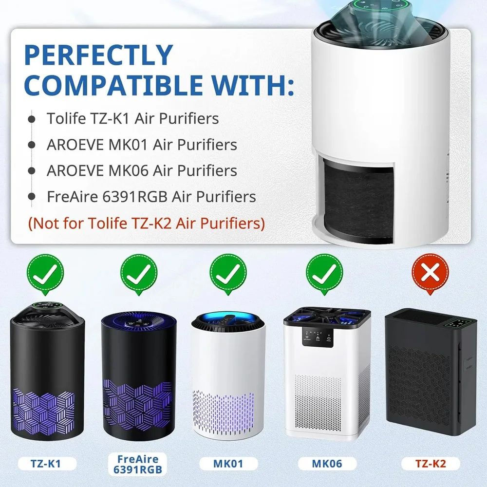 متوافق مع ToLife TZ-K1 Air Pur - مراجعة Carbon Filter Inline وسعره